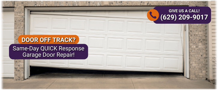 Garage Door Off Track In Nolensville TN